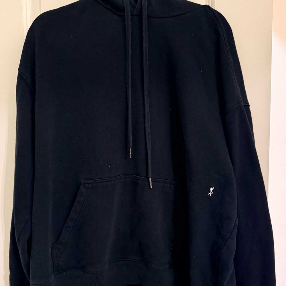 Ksubi Black Hoodie with Embroidered Logo